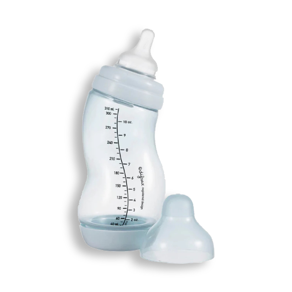 vod Thermisch gemakkelijk Difrax S Fles Glas Wide 0+ blauw 310 ml. – Antiduur