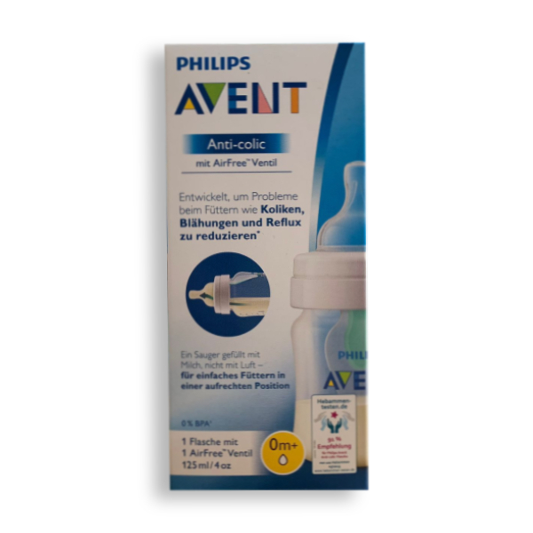 luchthaven Zeeanemoon Grootte Philips Avent SCF810/14 Anti-colic fles 125 ml 0+met airfree ventiel –  Antiduur